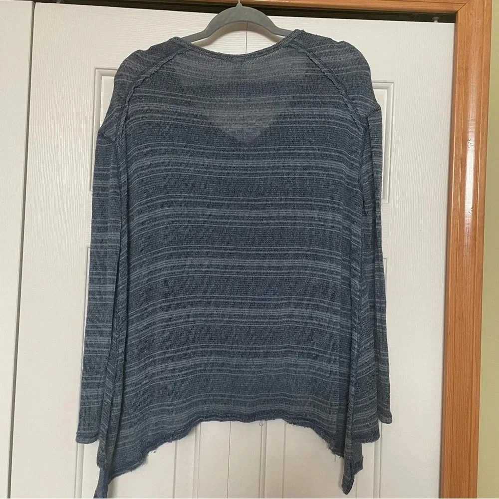 Free People Waffle Knit Henley Top - Picture 2 of 5